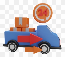 Premium Delivery Truck 3d Illustration Download In Png Obj - Package
