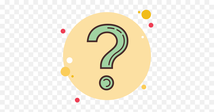 Question Mark Icon In Circle Bubbles Style - Google Tag Manager Icon Png,Question Mark Circle Icon