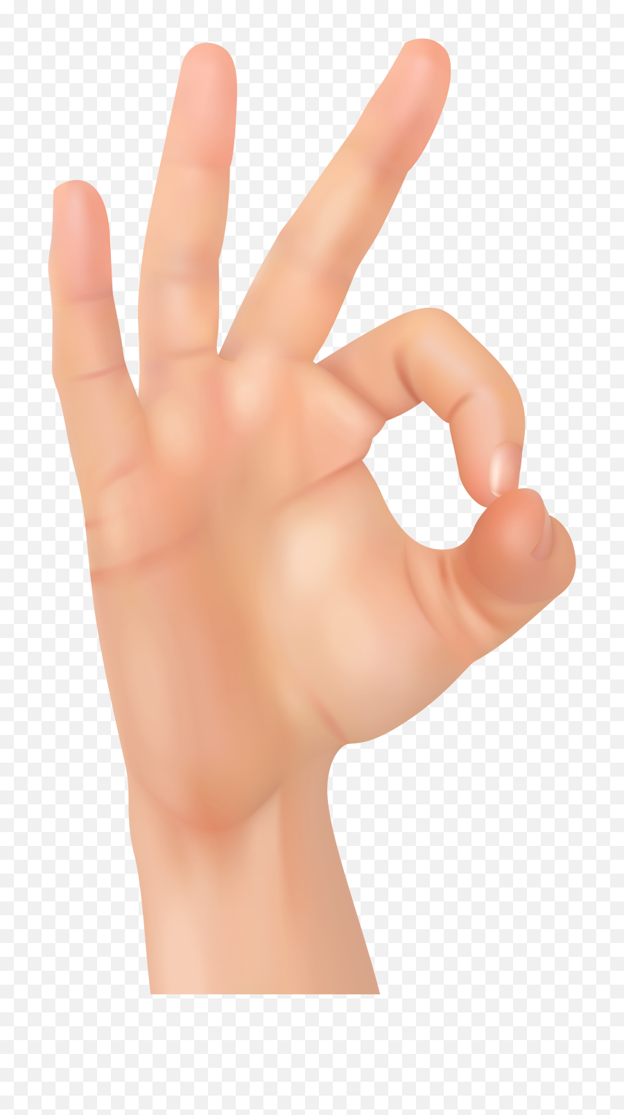 Okay Hand Png Clip Art Image - Transparent Ok Hand Png,Ok Hand Sign Png