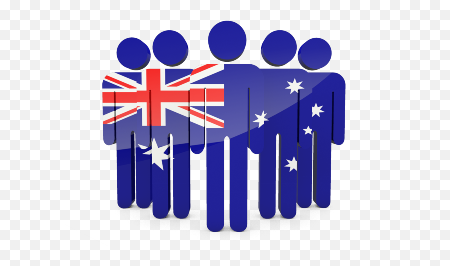Icon - People With Australian Flag Png,People Icon Png