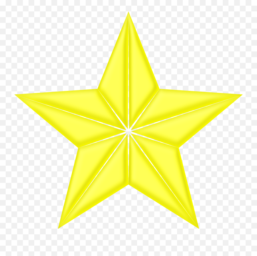 Triangleastronomical Objectstar Png Clipart - Royalty Free Symmetry,3d Star Png