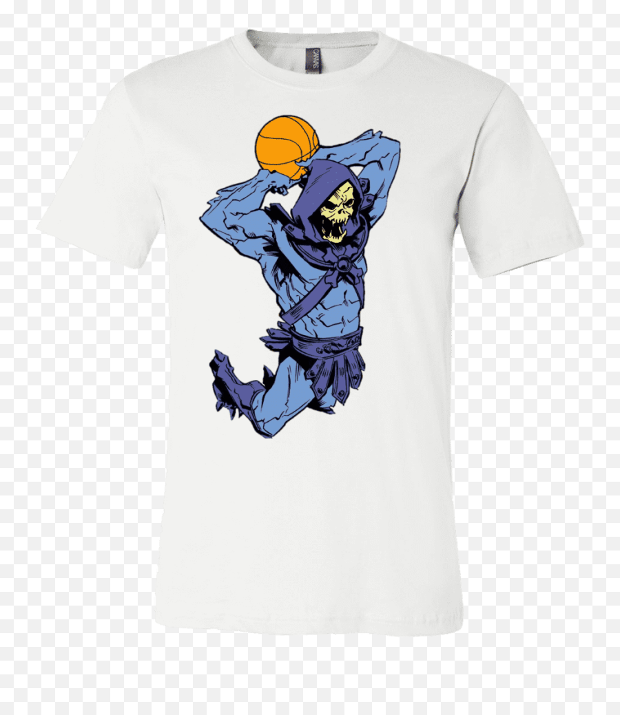 Dunking Skeletor Shirt Nba - Cool T Shirt Designs Arabic Png,Skeletor Png