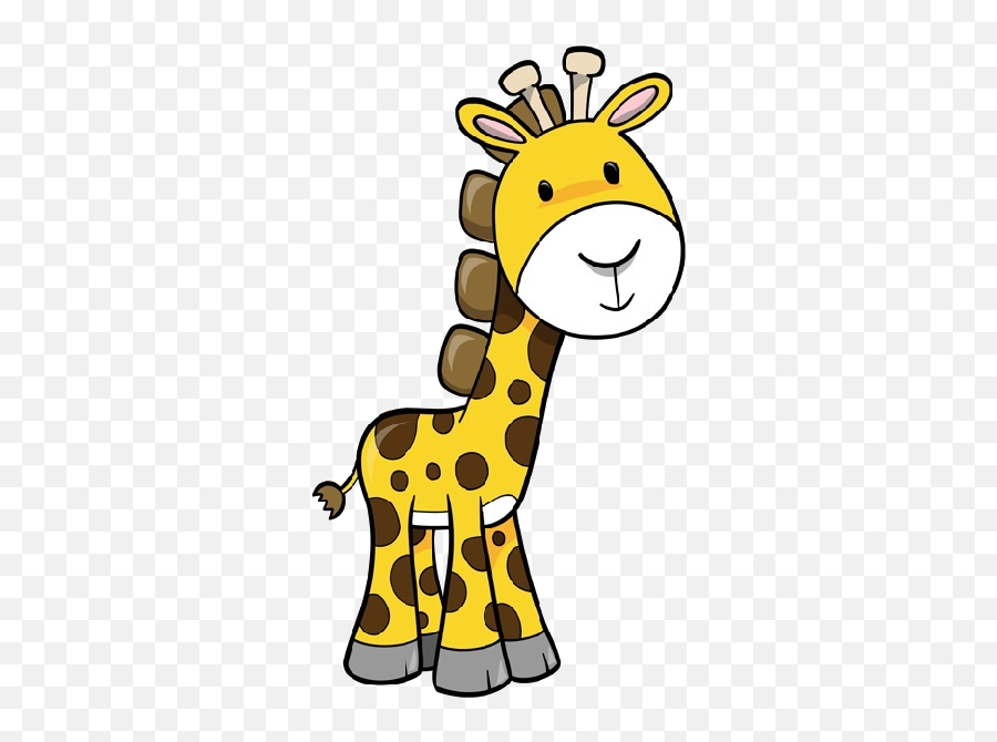 Vector Giraffe Baby Transparent Png - Giraffe Cartoon Print,Giraffe Transparent Background