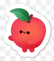 Apple - Clip Art Png,Apple Logo Sticker