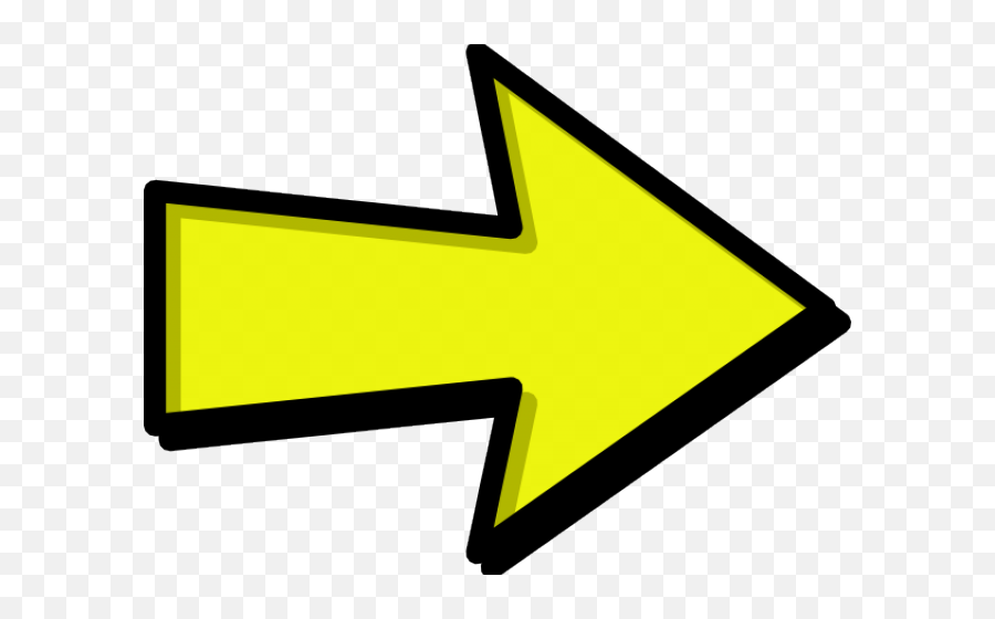 Yellow Arrow Transparent Png Clipart - Clipart Arrow,Arrow Clipart Png