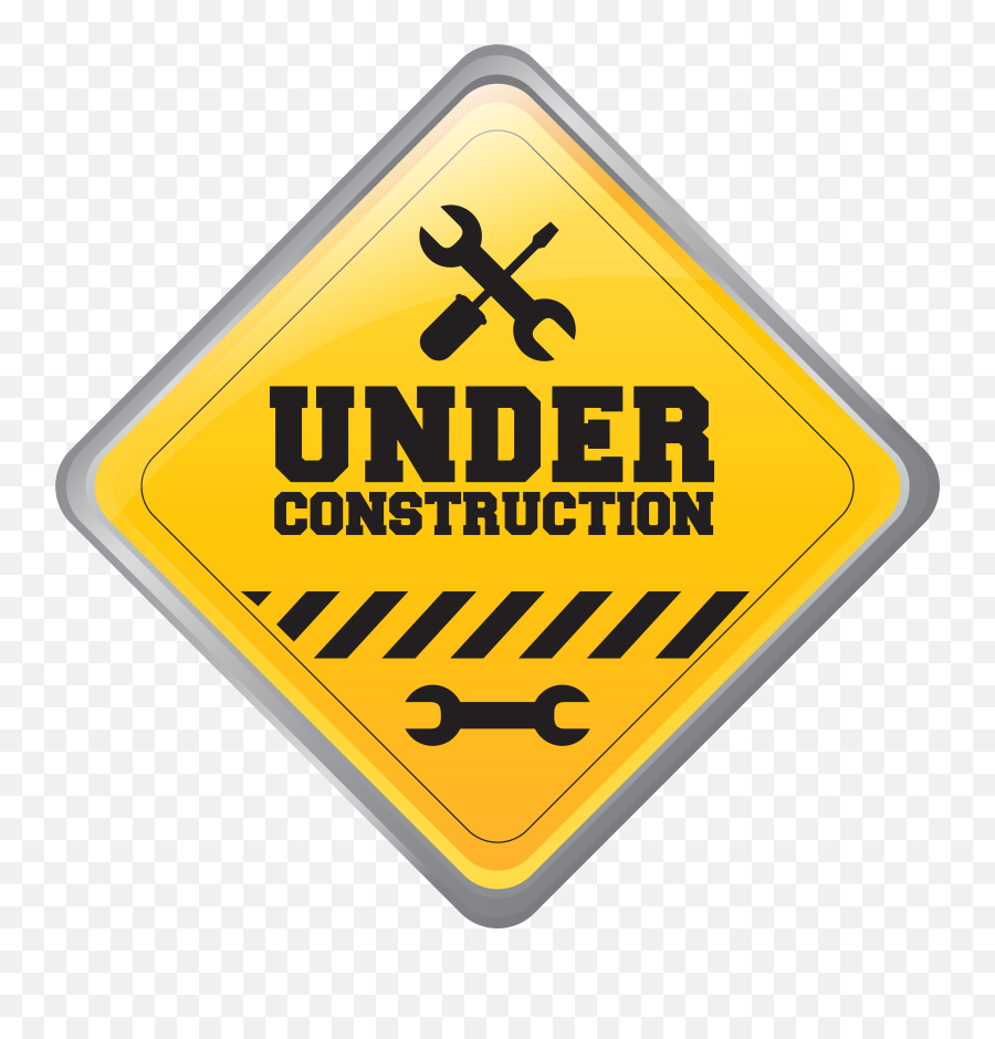 Library Of Construction Signs Banner Free Png Files Caution Sign