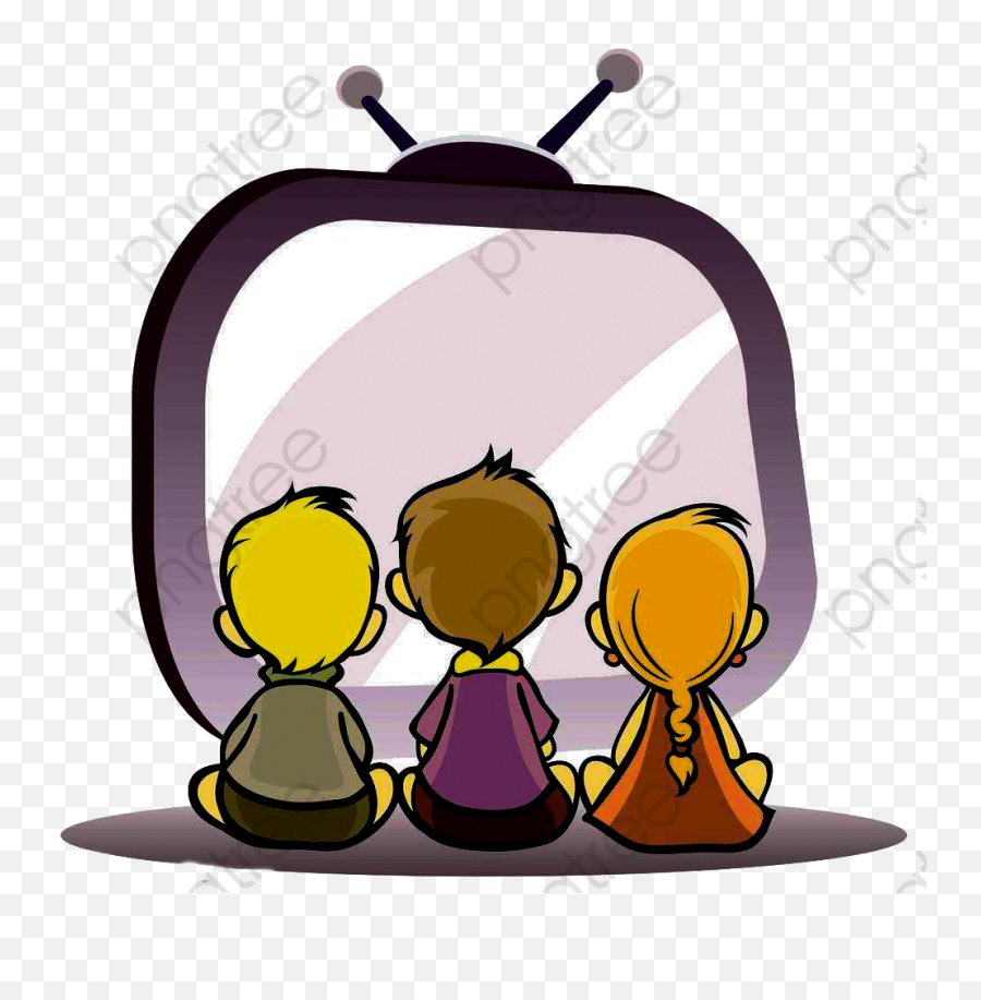 Watching Tv Child - Kids Watching Tv Clipart Png Download Bibi Ka Maqbara,Tv Clipart Png