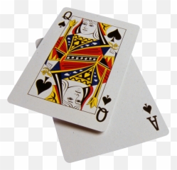 Download Playing Cards Png - Ace And Queen Of Spades