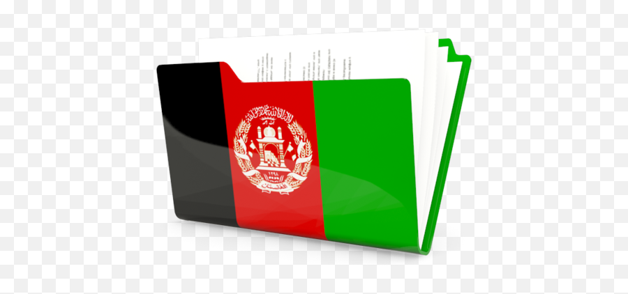 Folder Icon Illustration Of Flag Afghanistan - Folder Flag Icon Png,Folder Icon Png