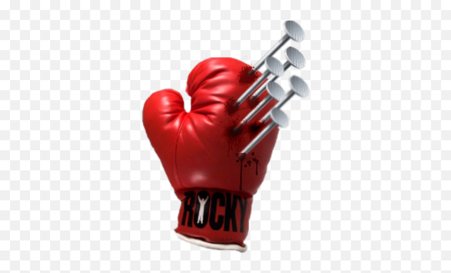 Download Hd Rocky Boxing Glove Png Transparent Image - Boxing Gloves,Rocky Png