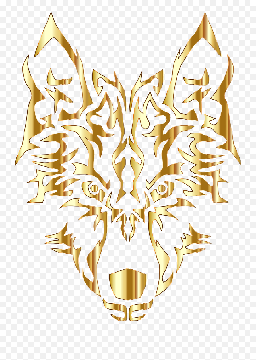 Transparent Background Wolf Clipart Png - Gold Wolf Png,Wolf Transparent Png