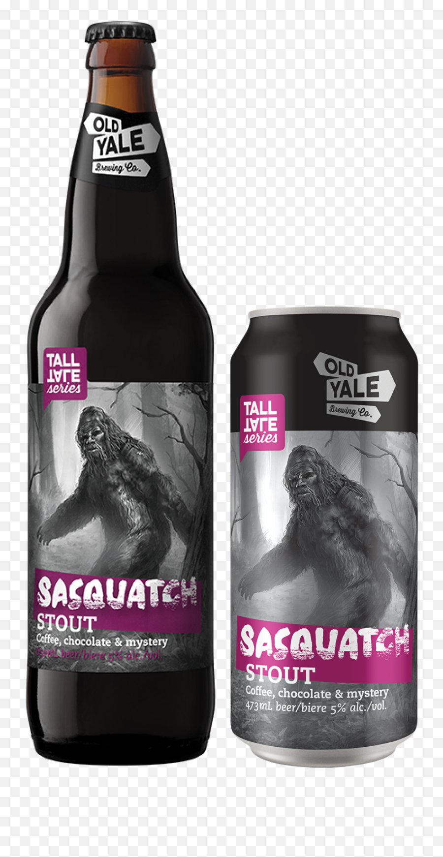Old Yale Brewing Png Image - Sasquatch Stout,Sasquatch Png