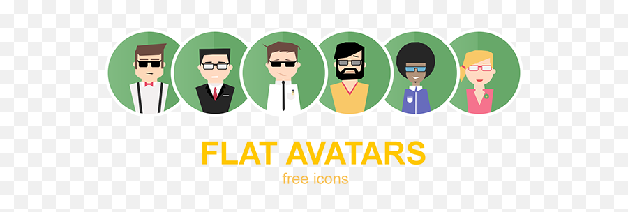 Flat Avatars Icons - Cartoon Png,Avatar Icon Png