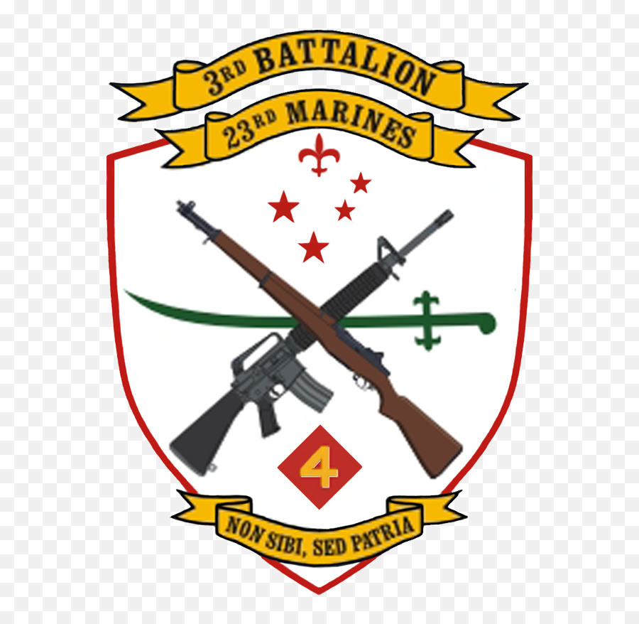 Usmc - 3rd Battalion 23rd Marines Png,Usmc Png