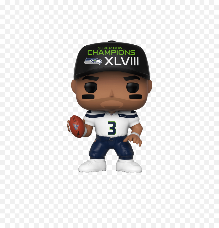 Nfl Football - Russel Wilson Seattle Seahawks Super Bowl Funko Pop Nfl Png,Seahawks Png