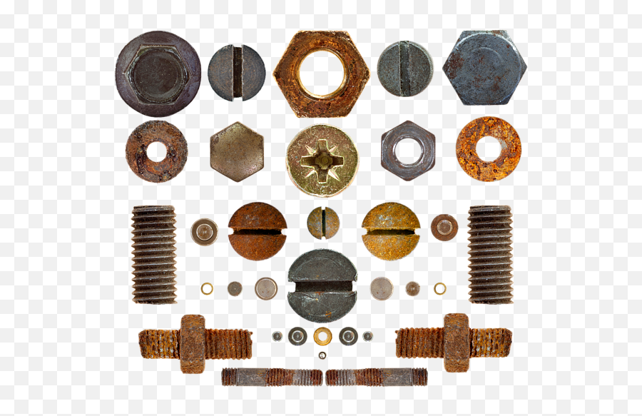 Nuts Rivets Bolt Heads And Screws - Screw Png,Gear Transparent Background