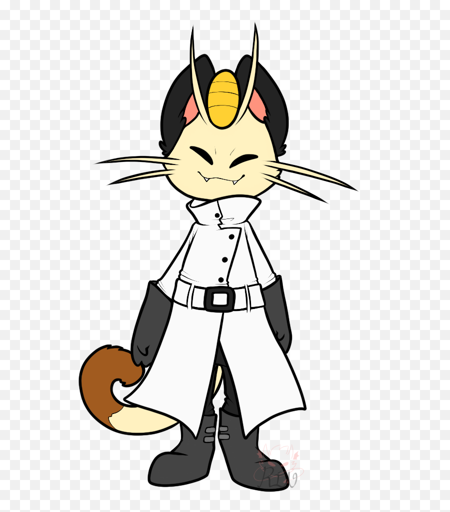 Labcoat Meowth - Cartoon Png,Meowth Png