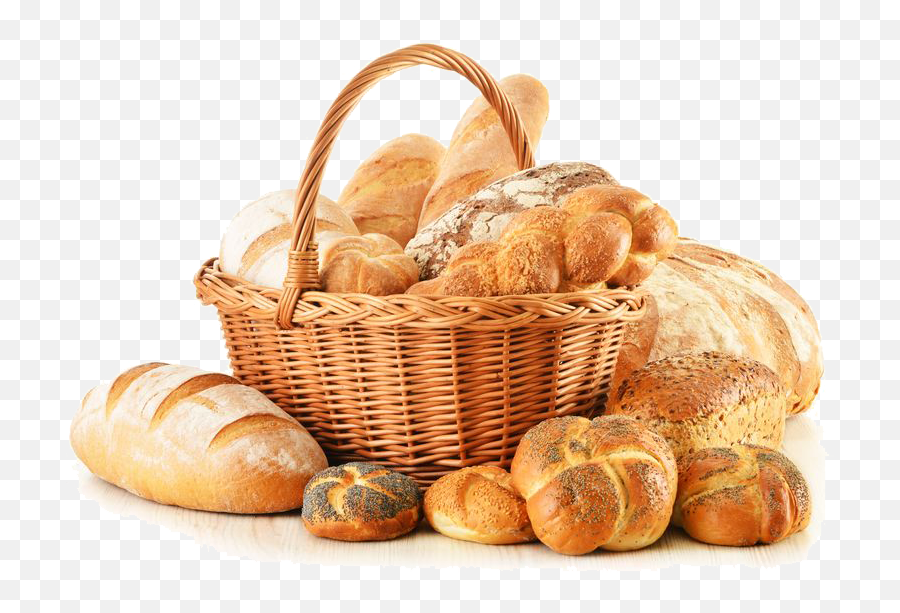 Bakery Png Transparent Cartoon - Transparent Basket Of Bread,Bread Png