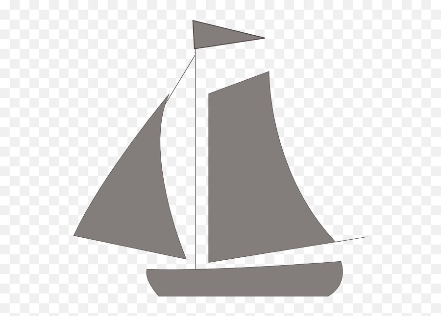 Sailing Boat Png Clip Arts For Web - Grey Sailboat Clip Art,Sail Boat Png