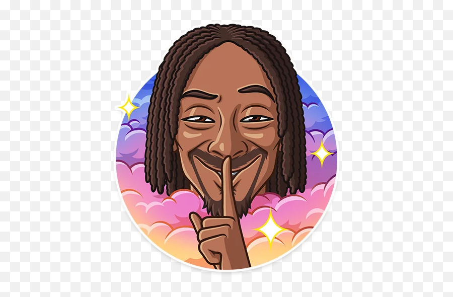 Telegram Sticker 13 From Collection Snoop Dogg - Cartoon Png,Snoop Dogg Transparent