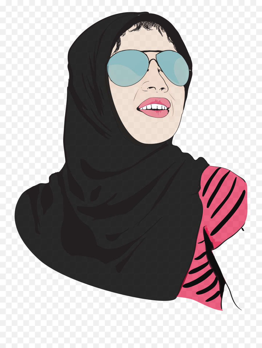 Hijab Png - Art Hijab Muslim Girl Transprent Png Free Hijab Muslim Woman Vector,Muslim Png