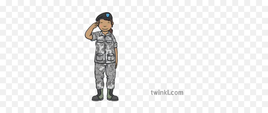Female Us Soldier American Armed Forces Army Uniform Salute Ks1 - Standing Png,Us Soldier Png