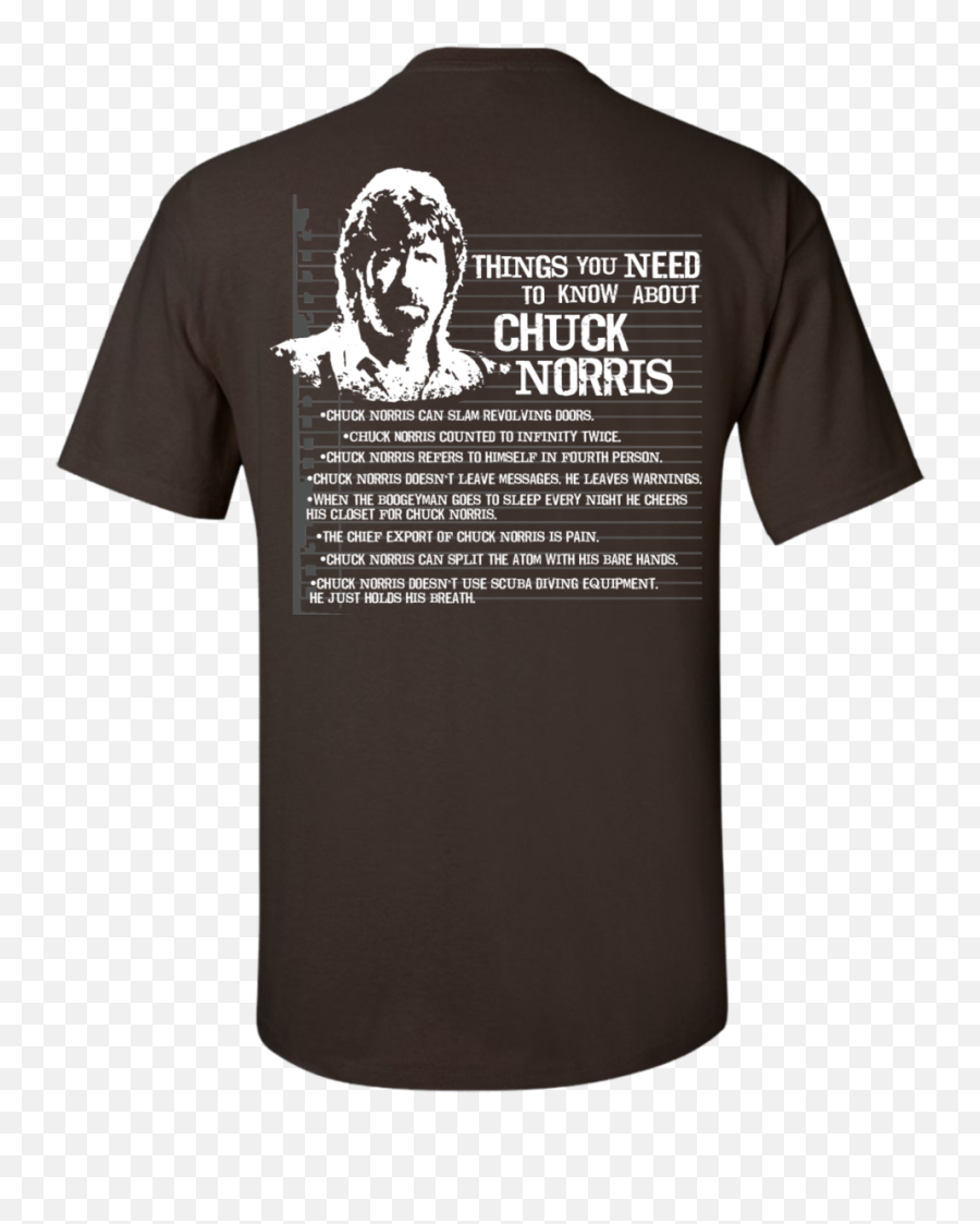 Chuck Norris 10 Things - Alex Jones T Shirt Png,Chuck Norris Png