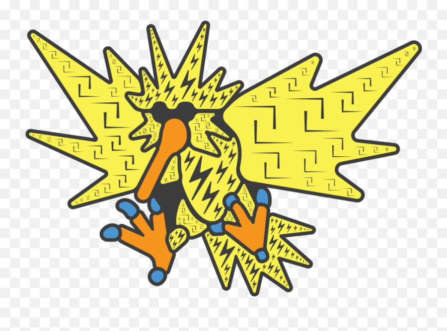 Zapdos - Illustration Png,Zapdos Png