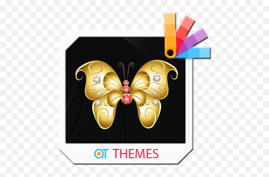 App Insights Gold Butterfly Xperia Themea Apptopia - Ilage Beautiful Girl Xperia Png,Gold Butterfly Png