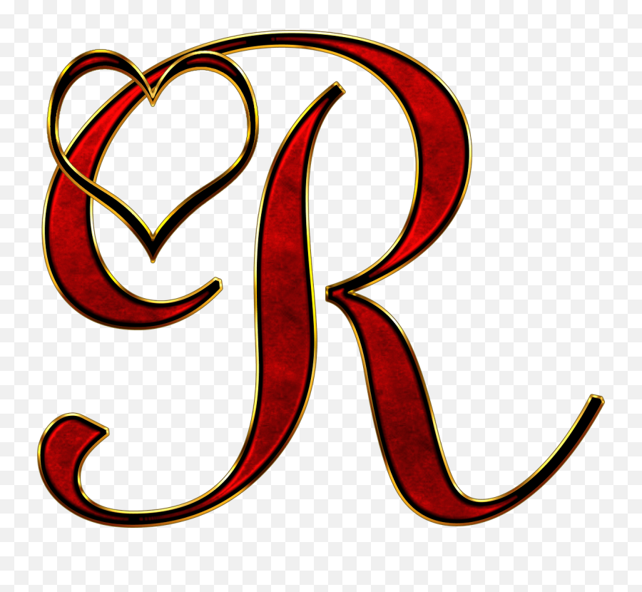 Valentine Capital Letter R Transparent - R Letters Png,Letter R Png