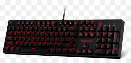 Redragon K582 Red Led Backlit - Office Equipment Png,Gaming Keyboard Png