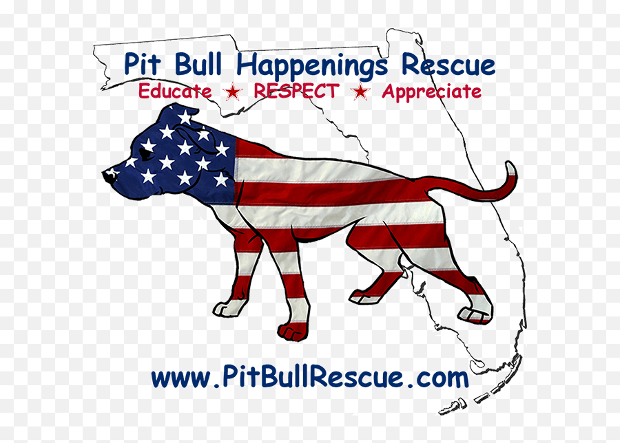 Pitbull Dog Logo - American Flag Pitbull Png,Pitbull Logo
