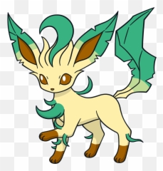 Hd Leafeon Global Link Artwork - Pokémon Leafeon Png,Leafeon Png