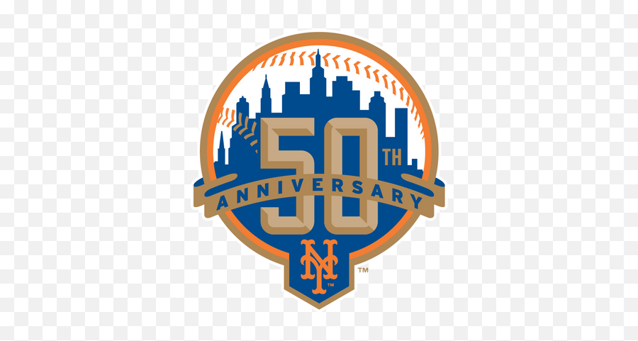 New York Mets Logo Transparent Png - Ny Mets 50th Anniversary,Mets Logo Png