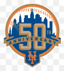 New York Mets Logo Transparent Png - Ny Mets 50th Anniversary,Mets Logo Png