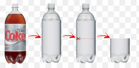 Empty Soda Bottle Png Picture 461428 - Diet Coke And Mentos Rocket