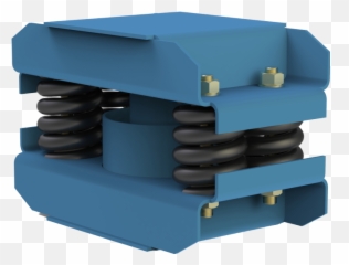 Steel Spring Elements For Vibration - Vertical Png,Metal Spring Png