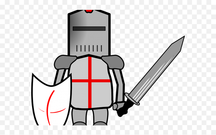 Knight Clipart Crusader - Transparent Crusades Clipart Free To Use Cartoon Knight Png,Crusader Png