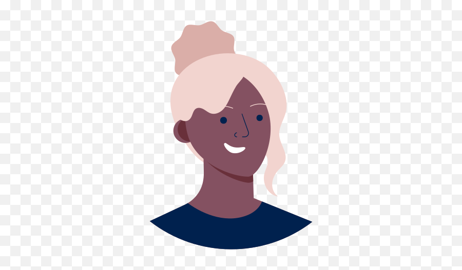 Diversity Avatar Woman Girl Black Race African Blonde - Bun Png,Diversity Icon