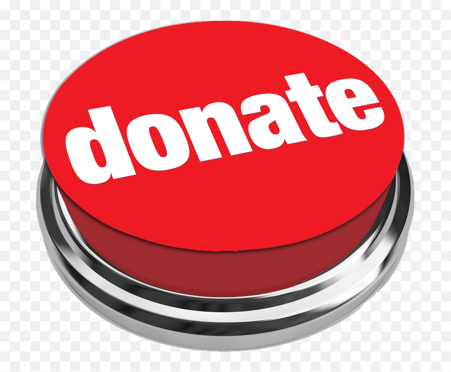 Donate Push Button Transparent Png - Red Donate Button Transparent,Donation Png