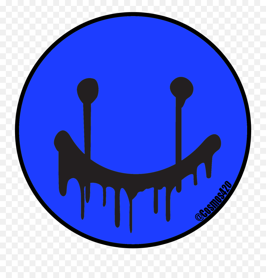 Cosmos Drippy Smiley Face - Dot Png,Stoned Icon