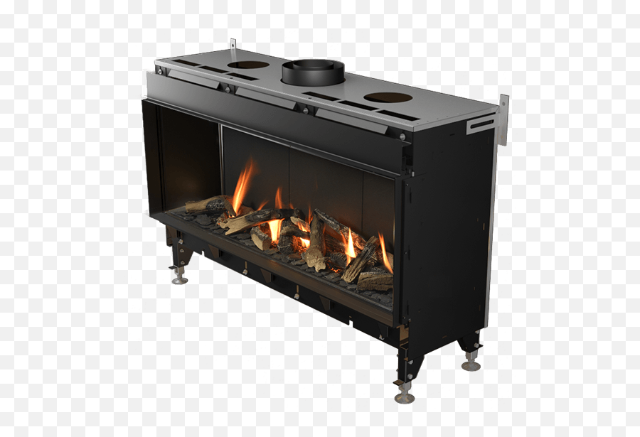 Direct Vent Gas Fireplace Innovative Fire Planika - Inserti Camini A Gas Png,Fire Ash Png