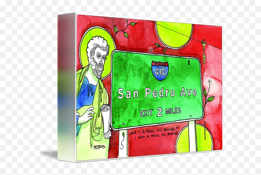 St Peter San Pedro Avenue By Paul Soupiset - Art Png,Icon San Pedro