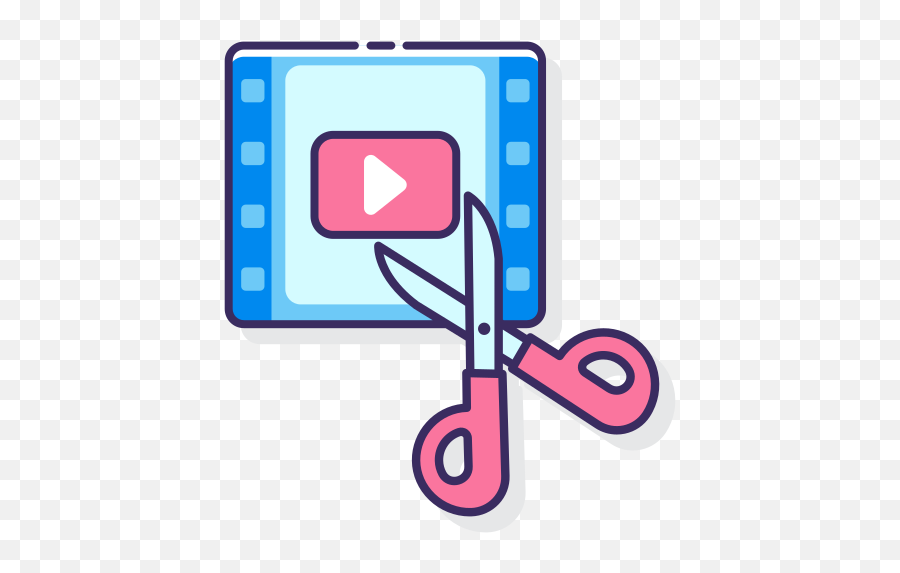 Video Editing - Video Edit Flat Icon Png,Icon For Editing