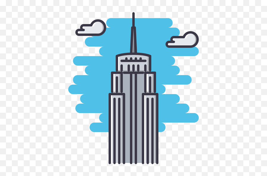 Empire State Building Icon From City Pack Free Download - Empire State Building Icon Png,Green Building Icon