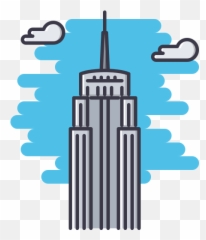 Empire State Building Icon From City Pack Free Download - png