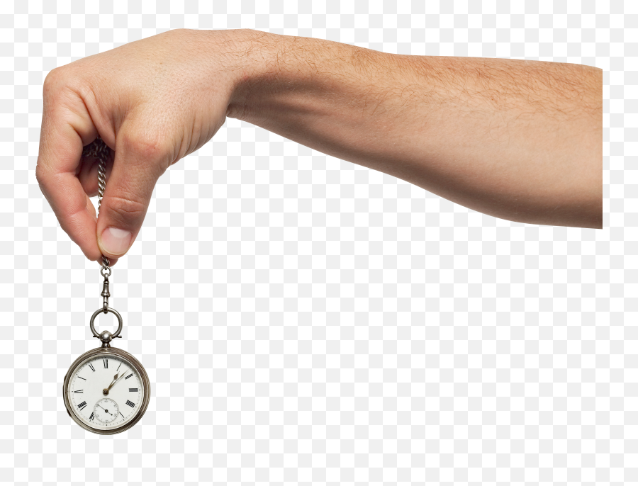 Hand Holding A Pocket Watch Png