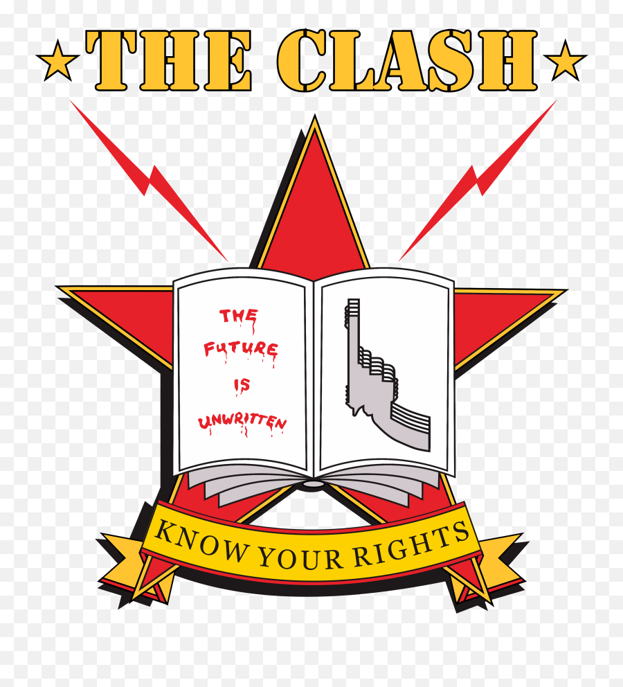 The Clash 1982 Tour Band T Shirt Front Png - Bonestudio Clash Know Your Rights Shirt,Clash Png