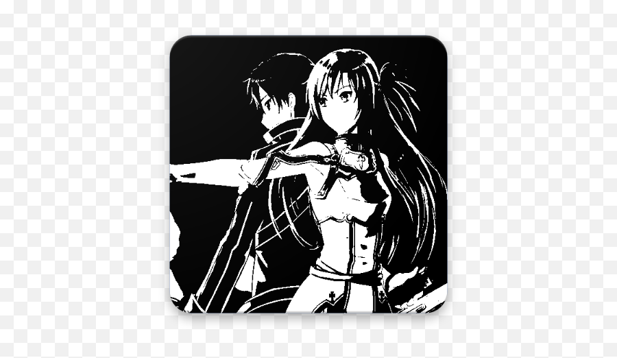 App Insights Hd Sword Art Online Wallpapers Apptopia - Black And White Sao Png,Sao Icon