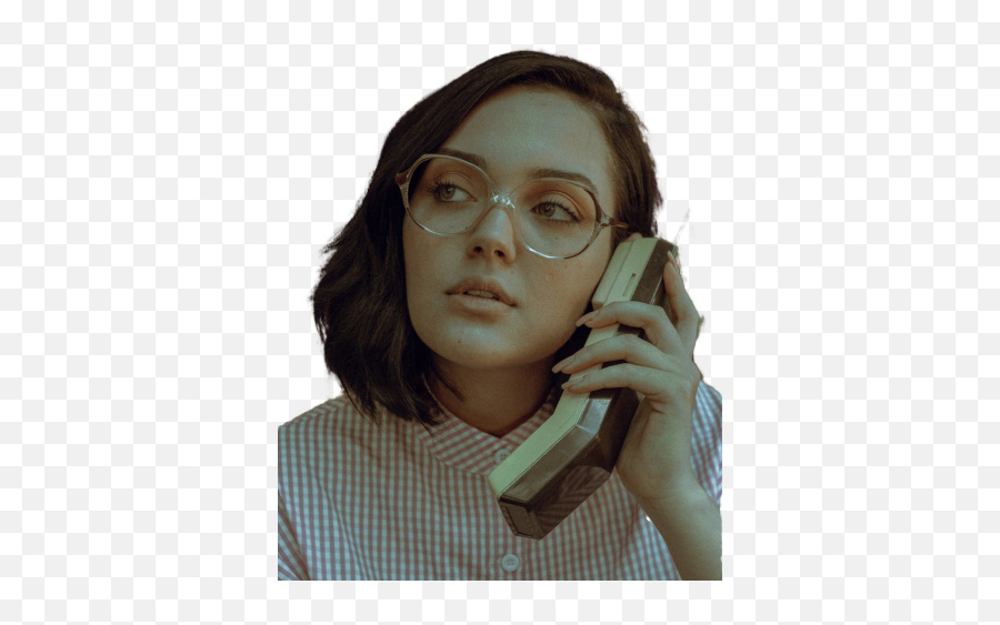 Old Phone Lady With Png - Lady On Phone,Old Lady Png